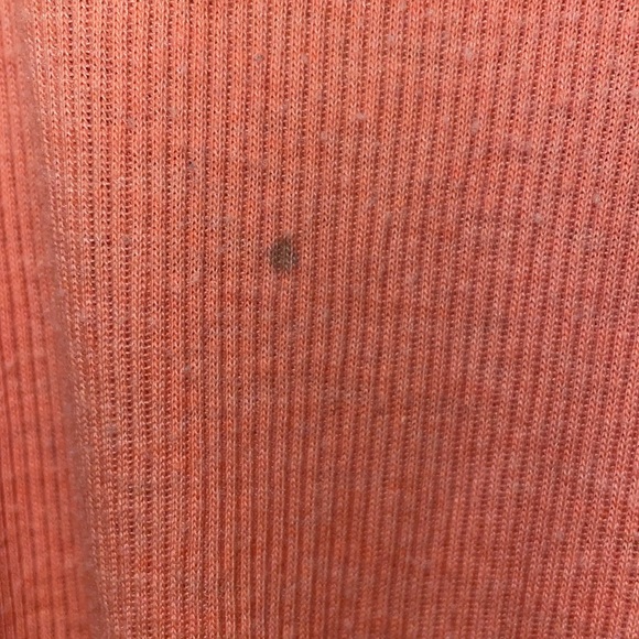 We the Free Sunset Orange Tank Top with an Eyelet Back and High Neck - Picture 6 of 6